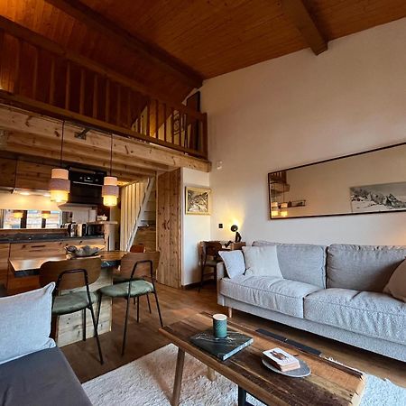 Appartement Ensoleille Aux Tines, Vue Massif Chamonix Bagian luar foto