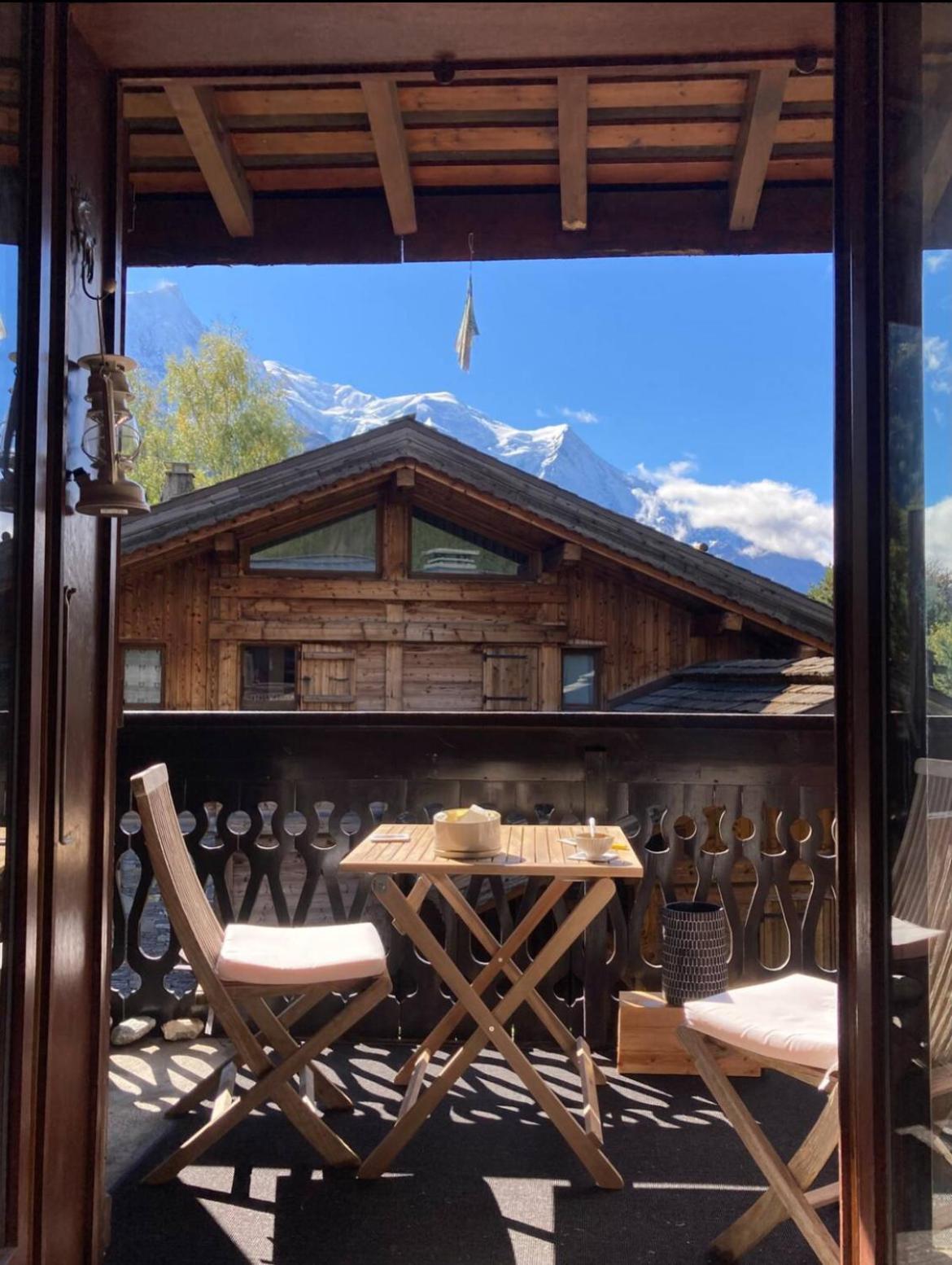 Appartement Ensoleille Aux Tines, Vue Massif Chamonix Bagian luar foto